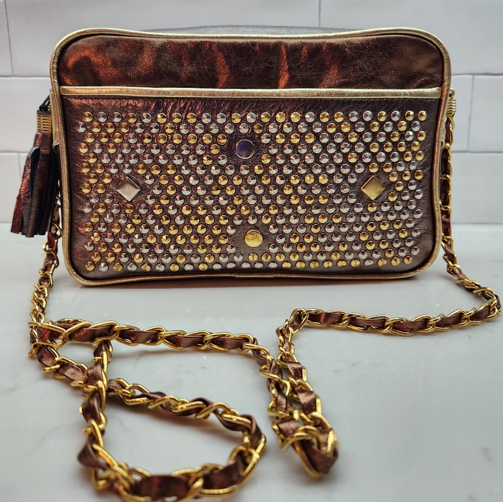 Paul Joseph Bronze Leather Bag
